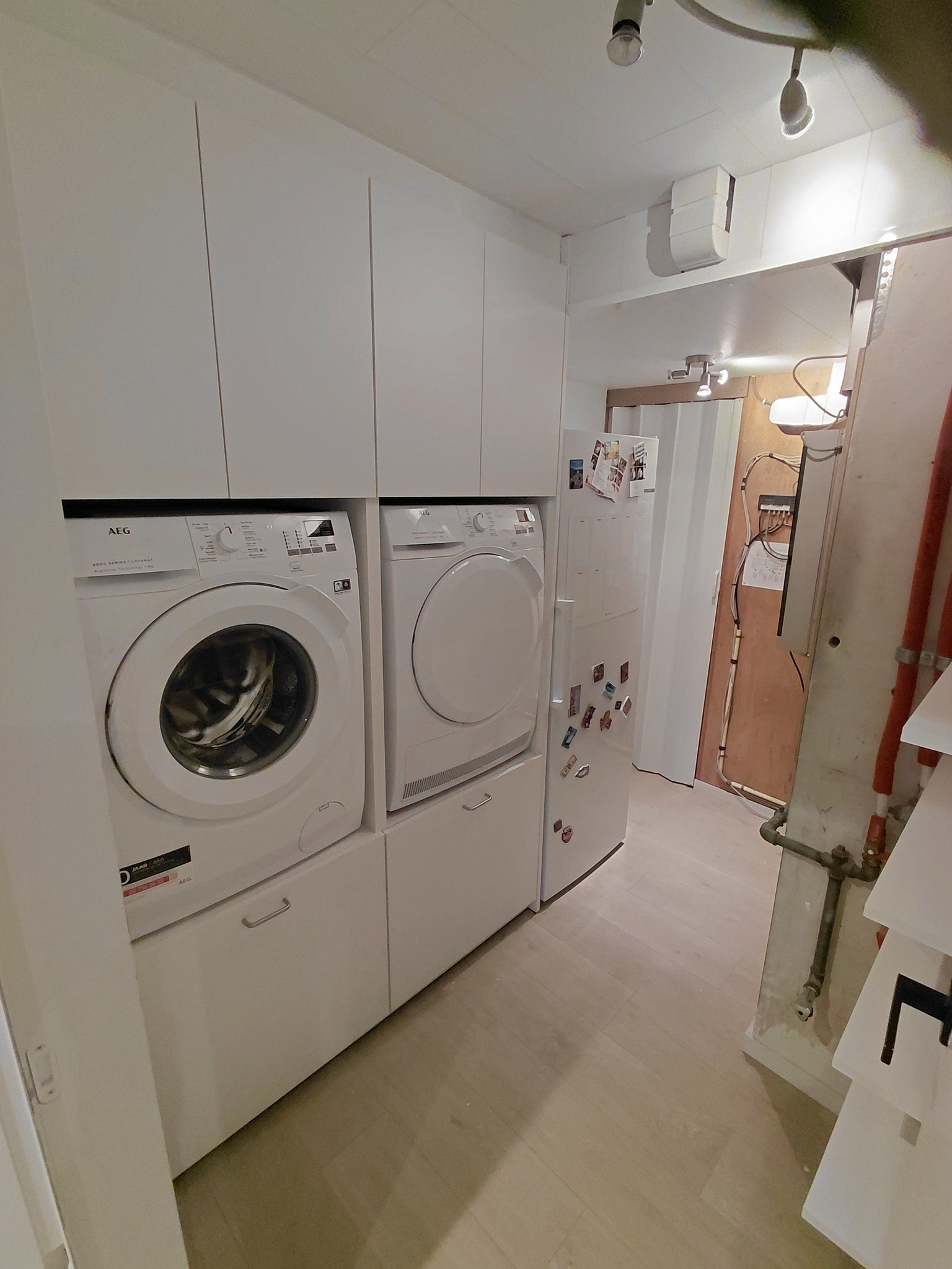 Geoptimaliseerde ruimte met maatkast