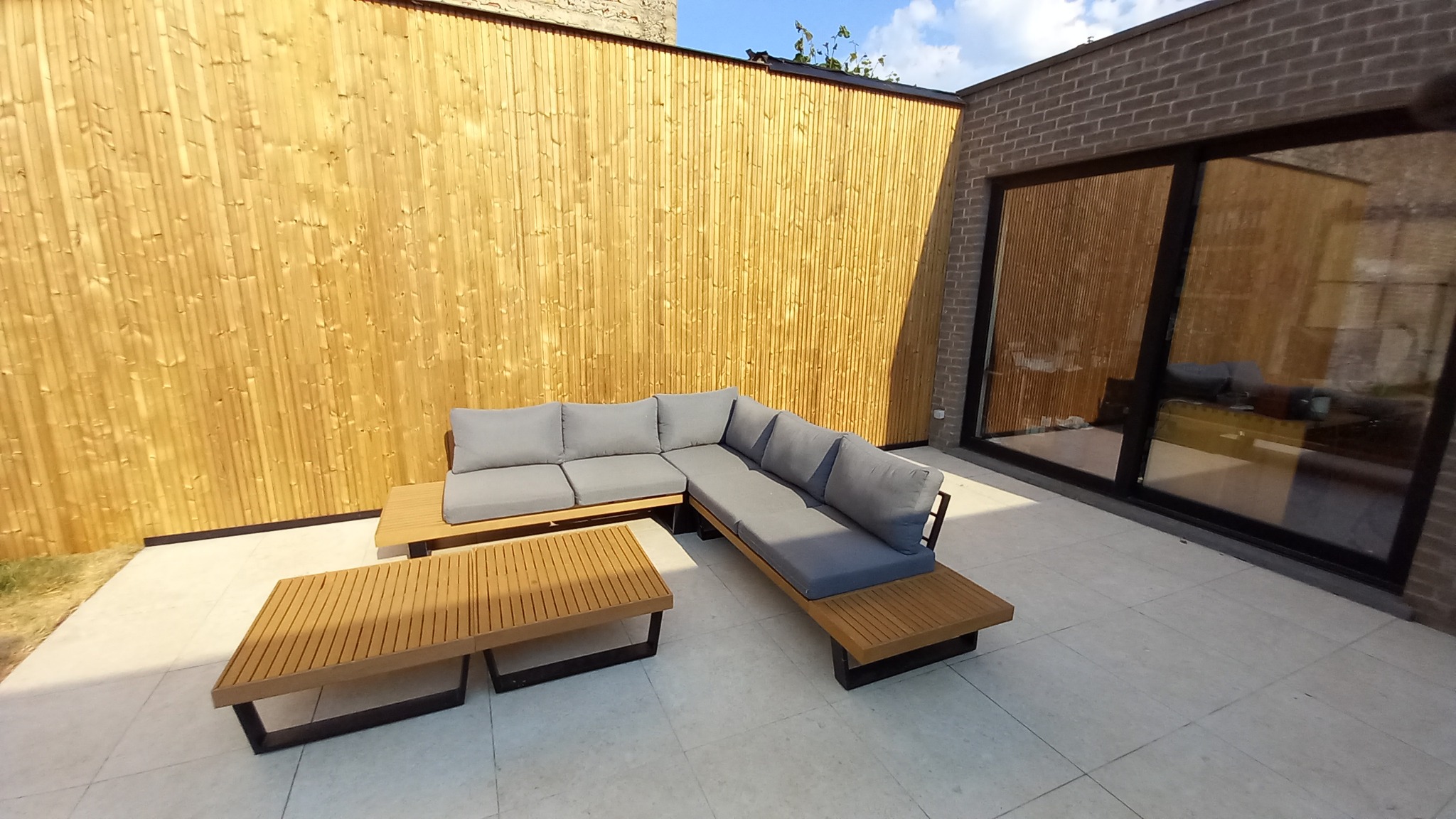 Terras na buitenafwerking