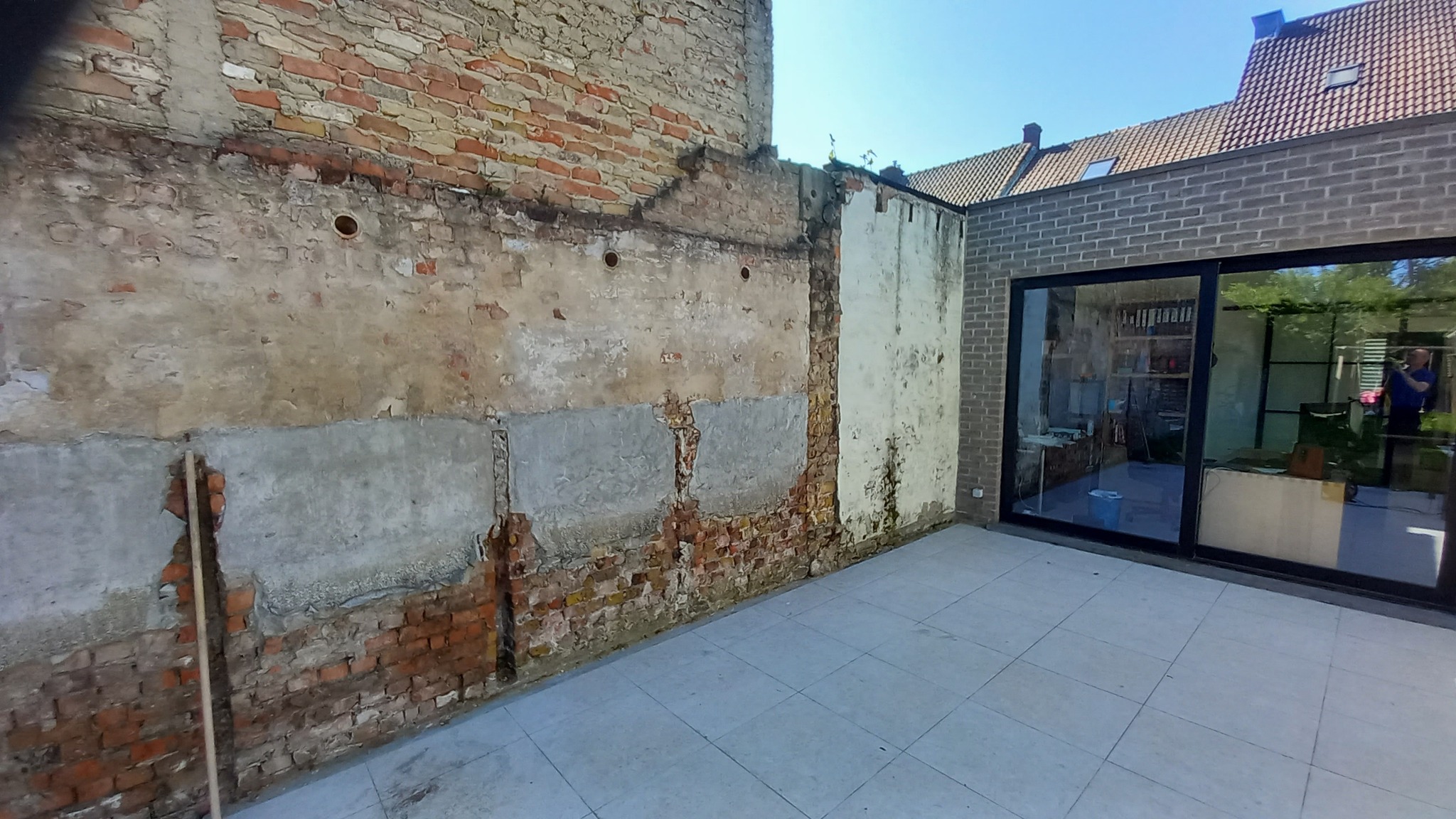 Terras voor buitenafwerking